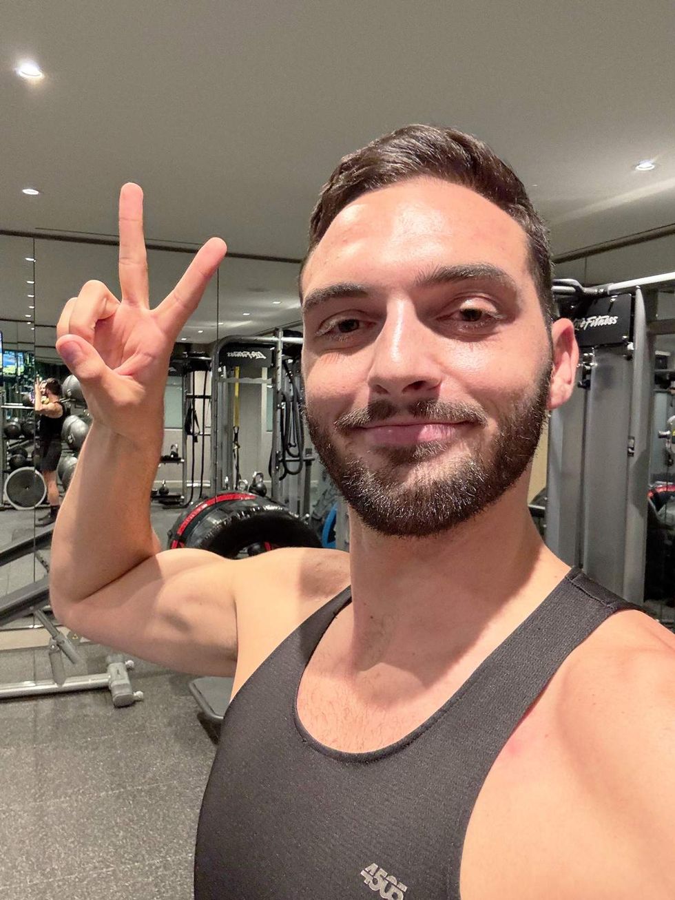 Josh Sorbe at the gym