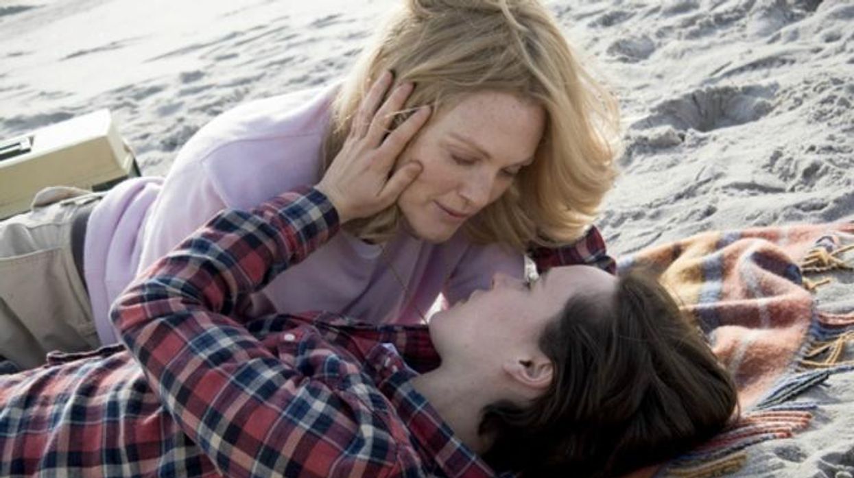 Julianne Moore and Ellen Page in Freeheld