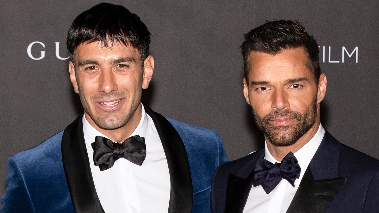 Jwan Yosef and Ricky Martin