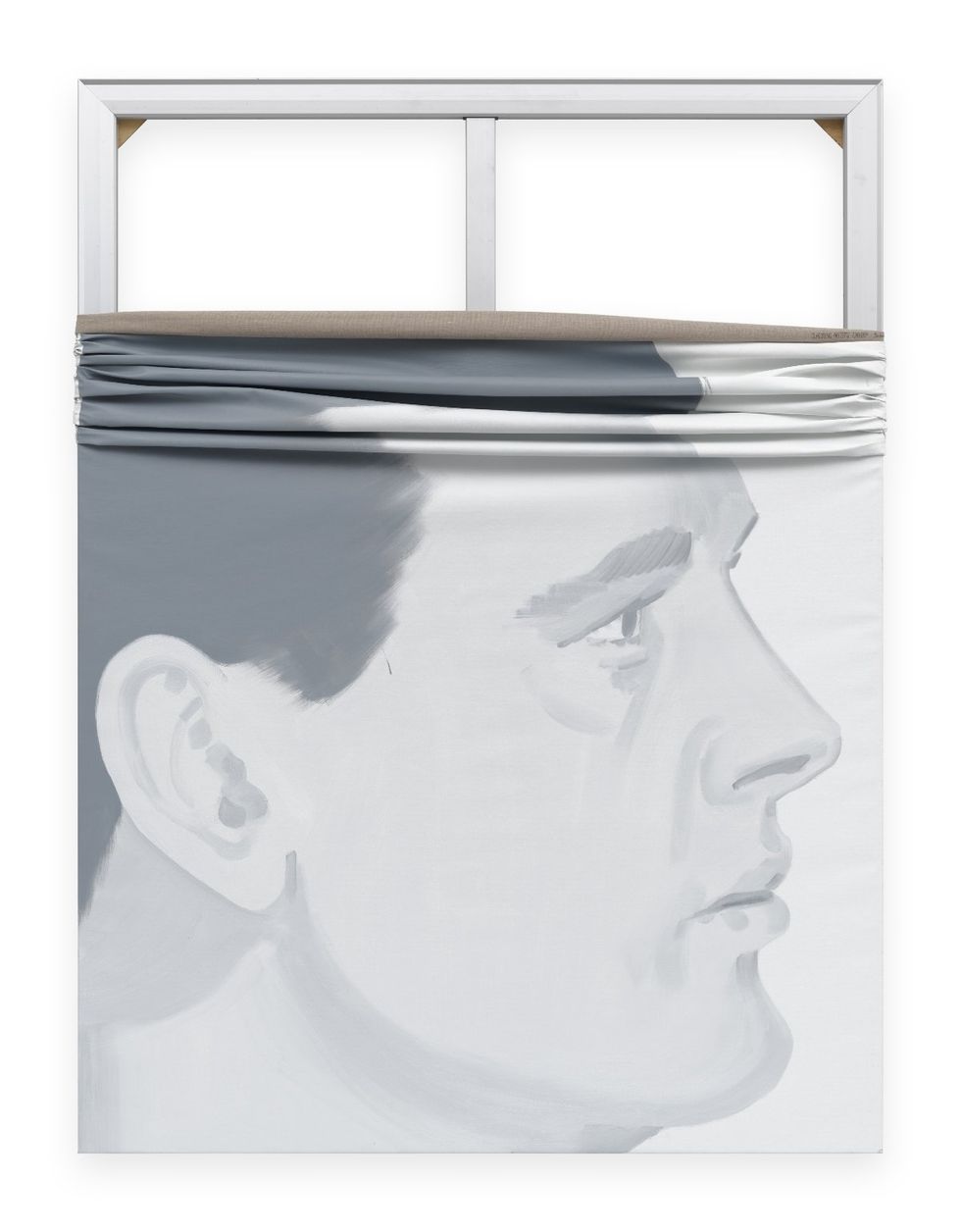 Jwan Yosef: Rock 1, 2018, Oil on Linen, 72 x 54 inches (183 x 137 cm)