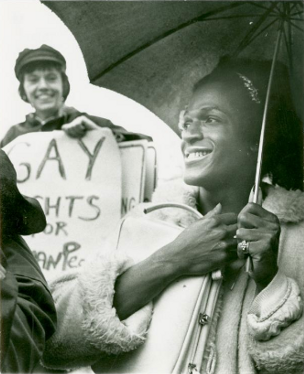 Kady Vandeurs And Marsha P. Johnson, photographed by Diana Davies, 1971. Courtesy of New York Public Library Archives.