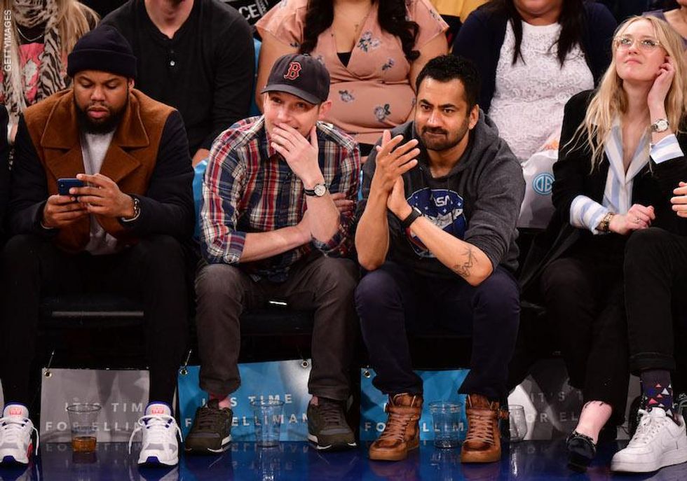 Kal Penn and fiance Josh.