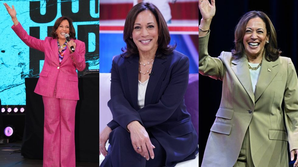 Kamala Harris' best pantsuit outfits/looks