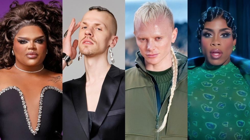 Kandy Muse on House of Villains season 2; Utica Queen a.k.a. Ethan Mundt on Project Runway season 21; Bimini on Celebrity SAS: Who Dares Wins season 7; Monét X Change on The Traitors season 4