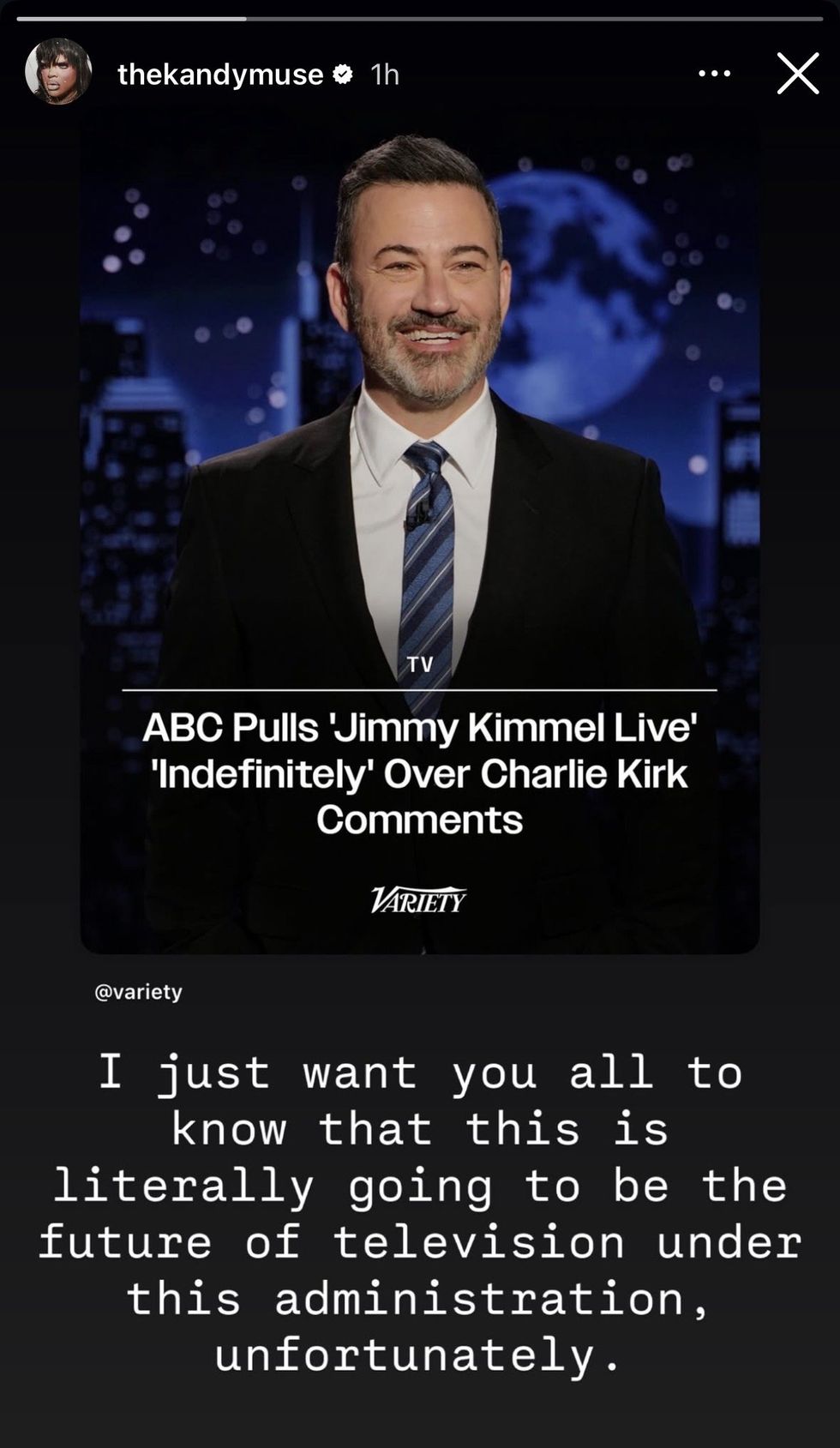 Kandy Muse via Instagram Story.