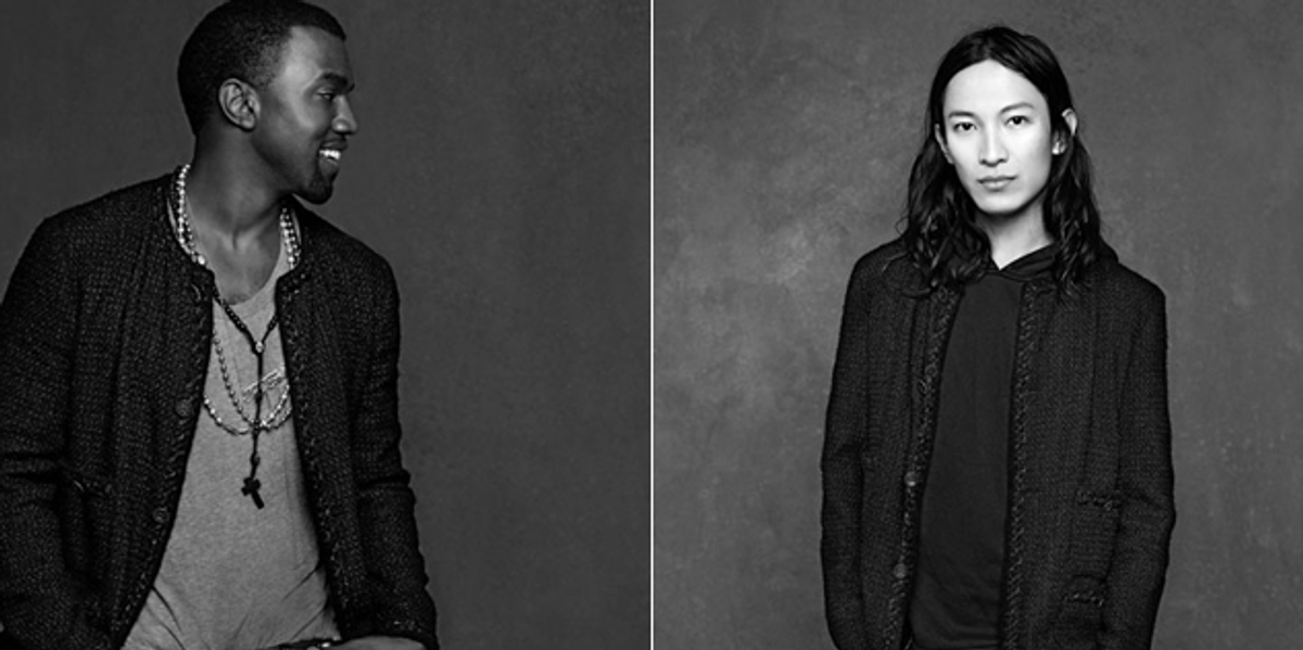 Kanye West, Alexander Wang Rock the Classic Chanel Jacket