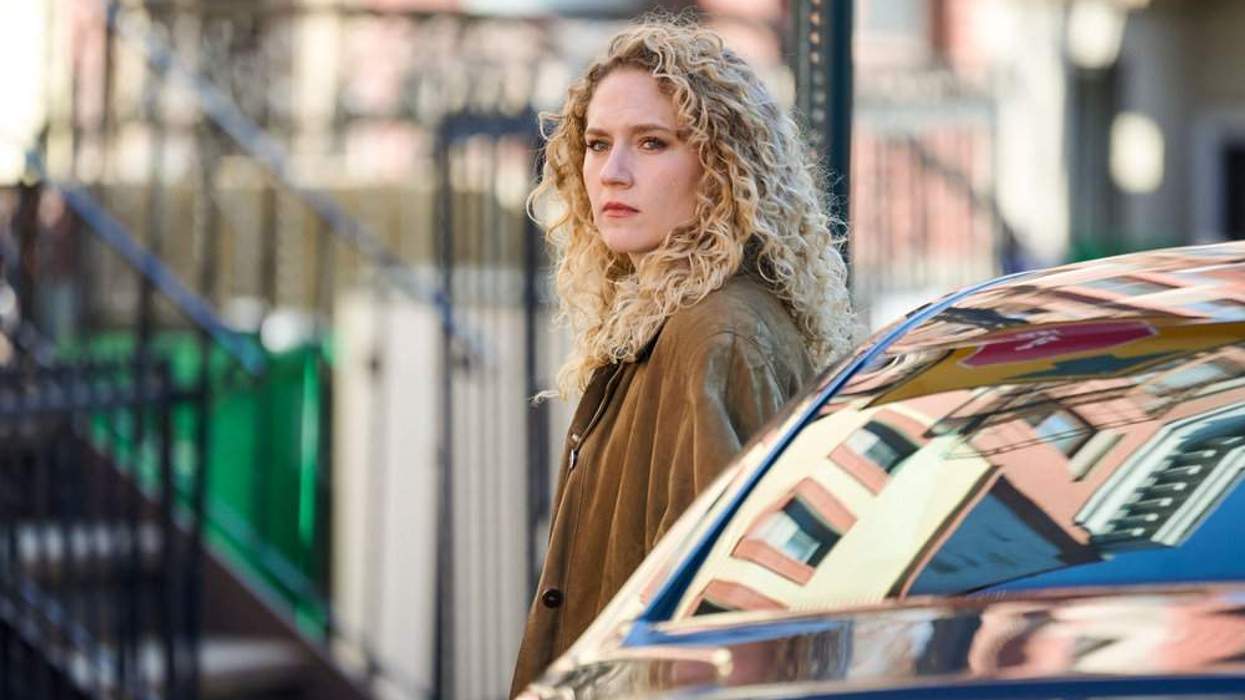 Kat Cunning as Clare Hollingsworth on 'Line of Fire'