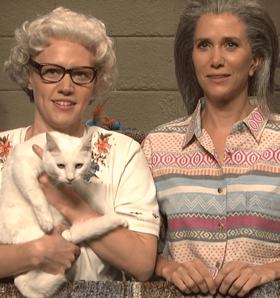 Kate McKinnon and Kristen Wiig