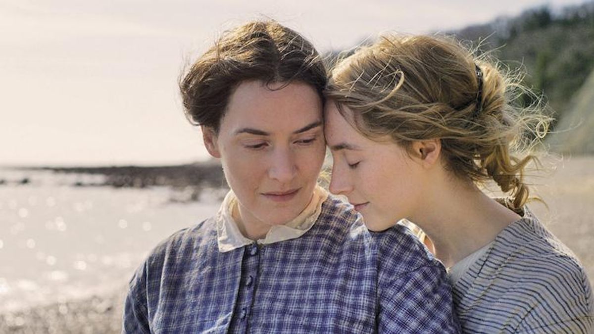 Kate Winslet and Saoirse Ronan in 'Ammonite'