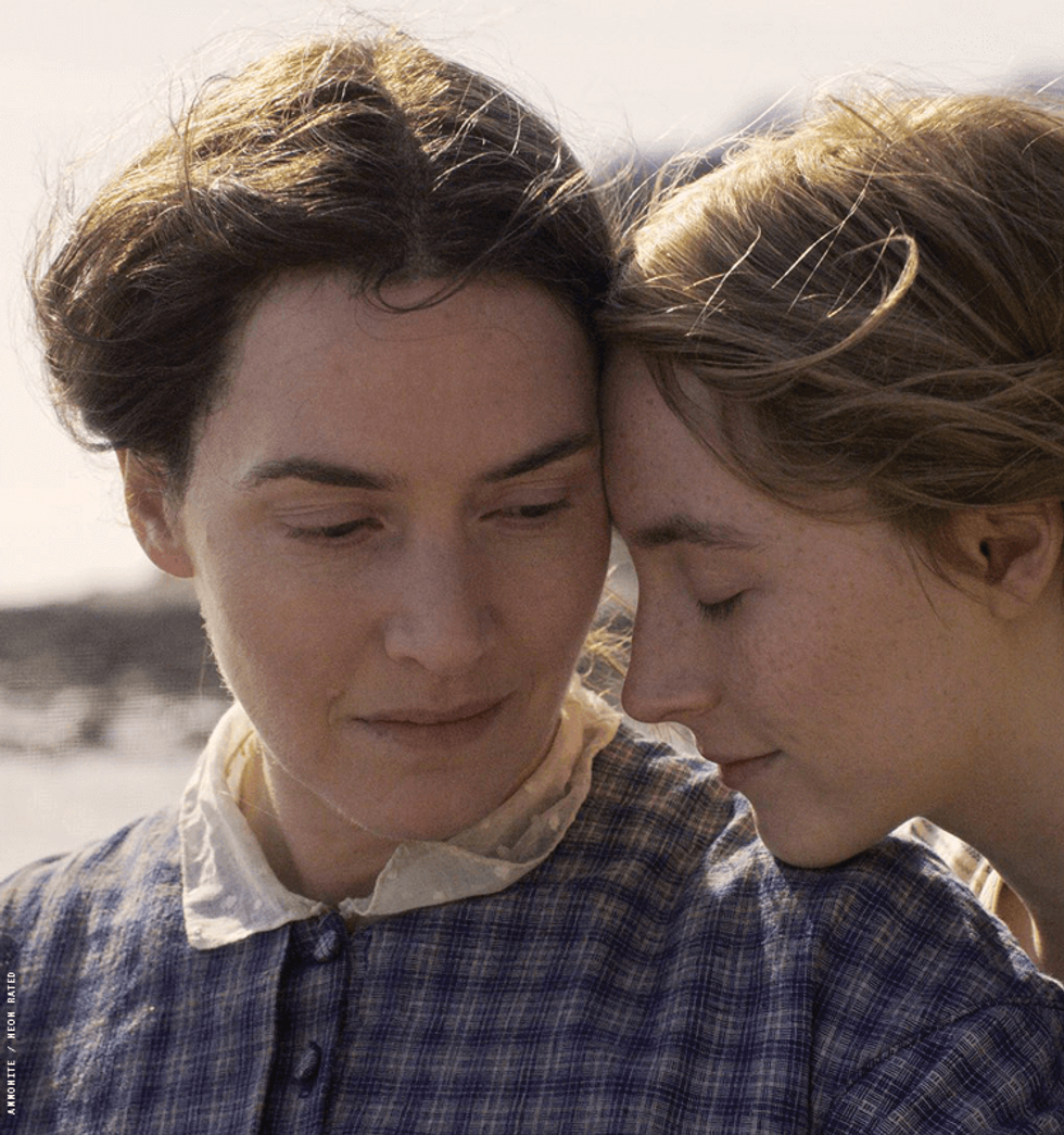 Kate Winslet and Saoirse Ronan in 'Ammonite'