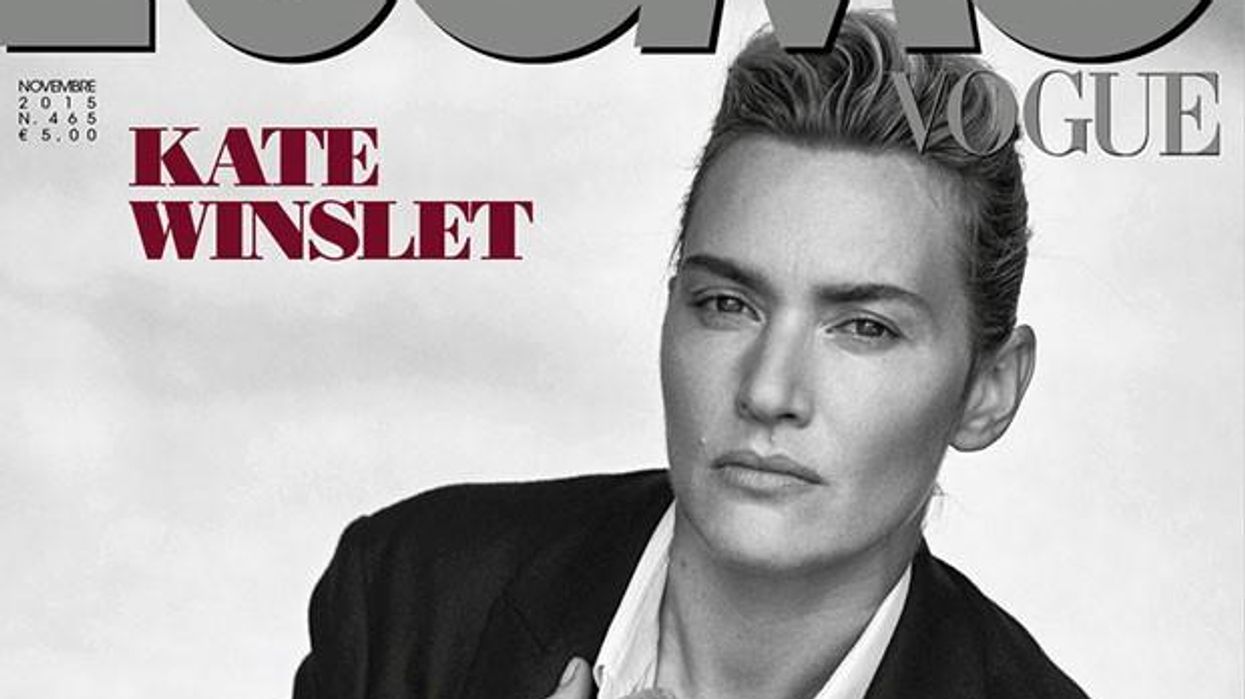 kate winslet l'uomo vogue