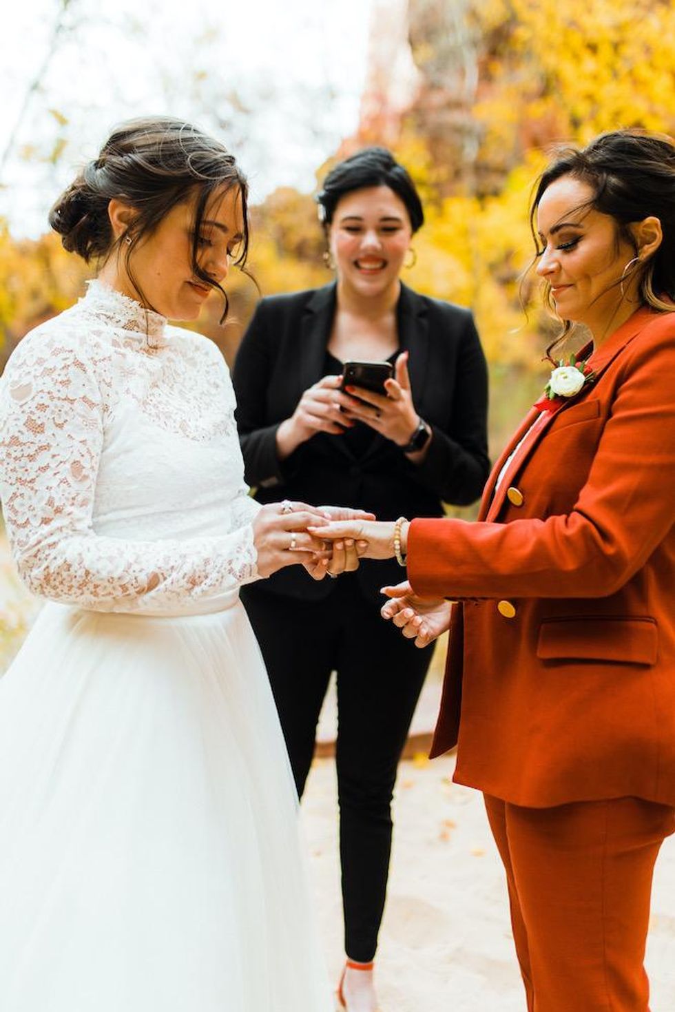 Katelyn Danielle Hicken and Raquelle Langlinais wedding photos.