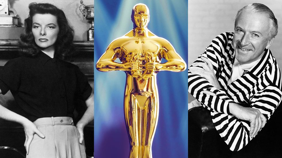 Katharine Hepburn; Academy Award statue; Cecil Beaton