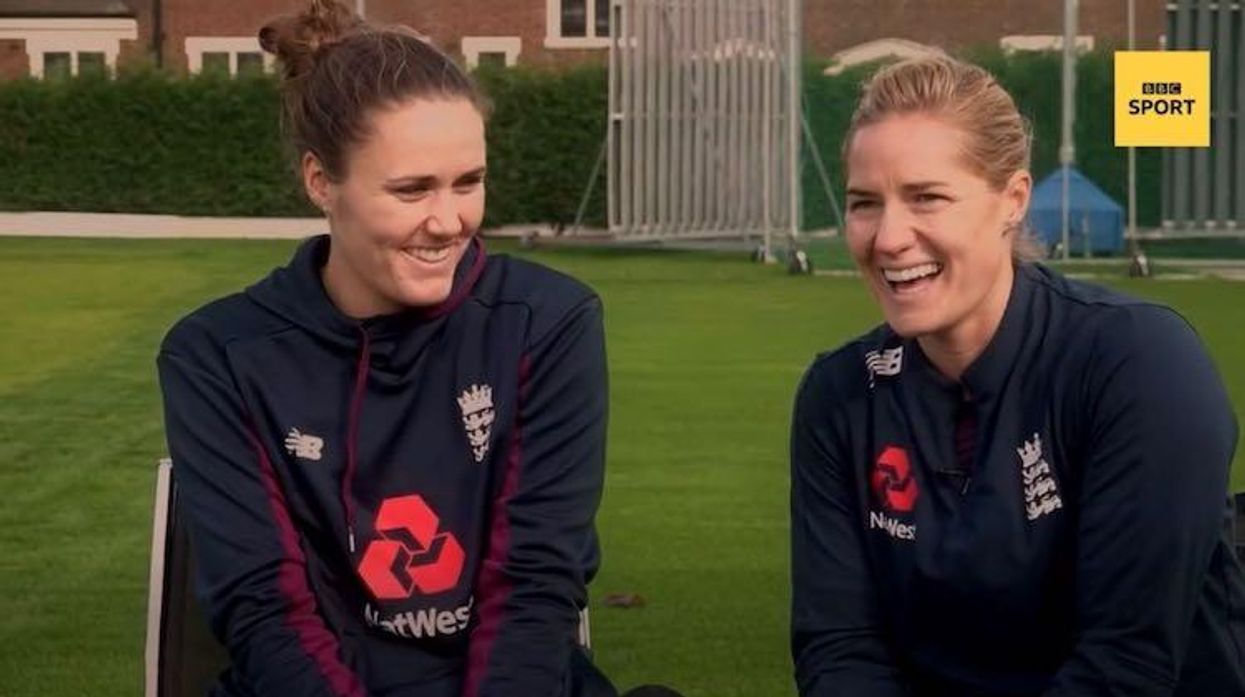 Katherine Brunt and Natalie Sciver