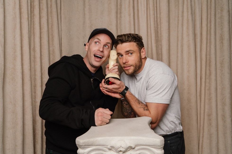 Katya and Gus Kenworthy on Grindr's Who's the A**hole podcast