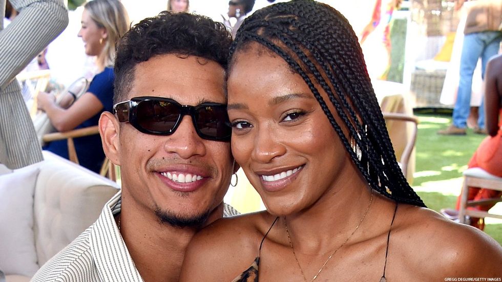 keke palmer and a man