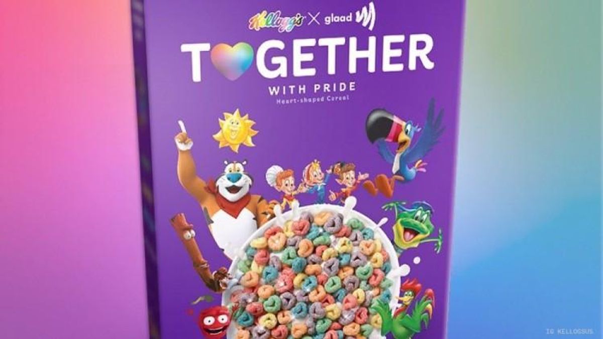Kellogg’s and GLAAD Team Up with New Glittery Pride-Themed Cereal