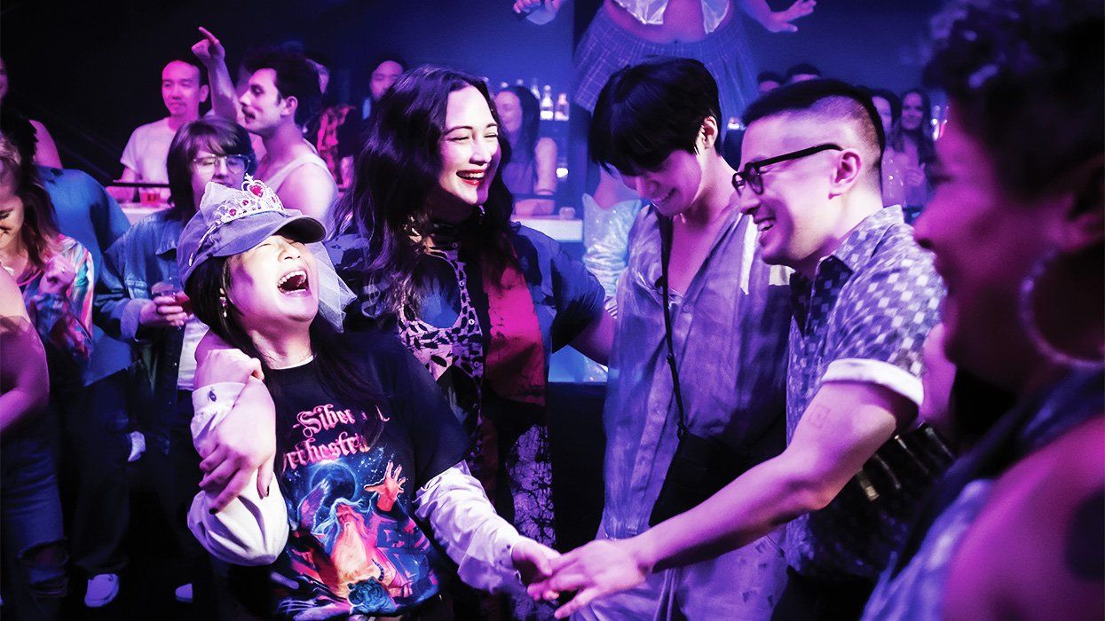 Kelly Marie Tran, Lily Gladstone, Han Gi-Chan and Bowen Yang in THE WEDDING BANQUET