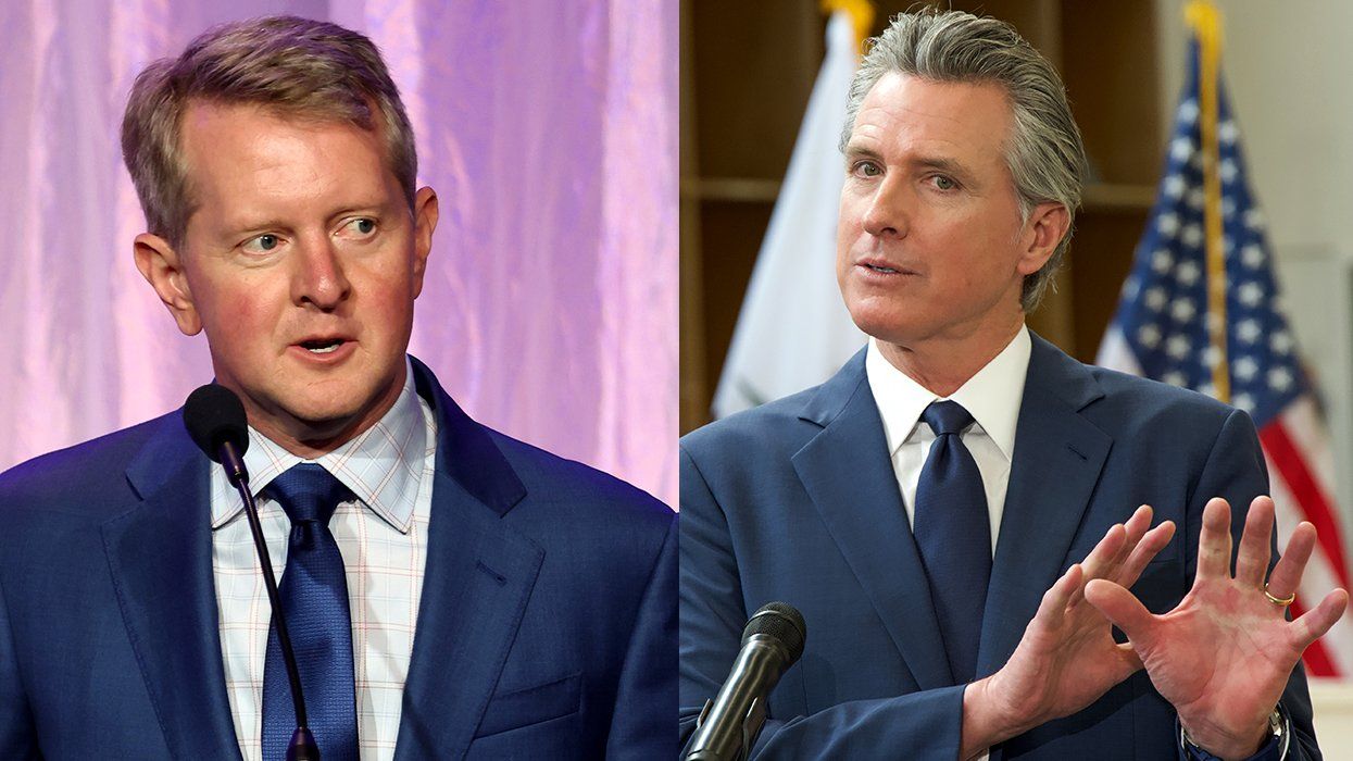 ken jennings UCLA Jonsson Cancer Center Foundation event May 2025 gavin newsom speaking at a press conference January 2025