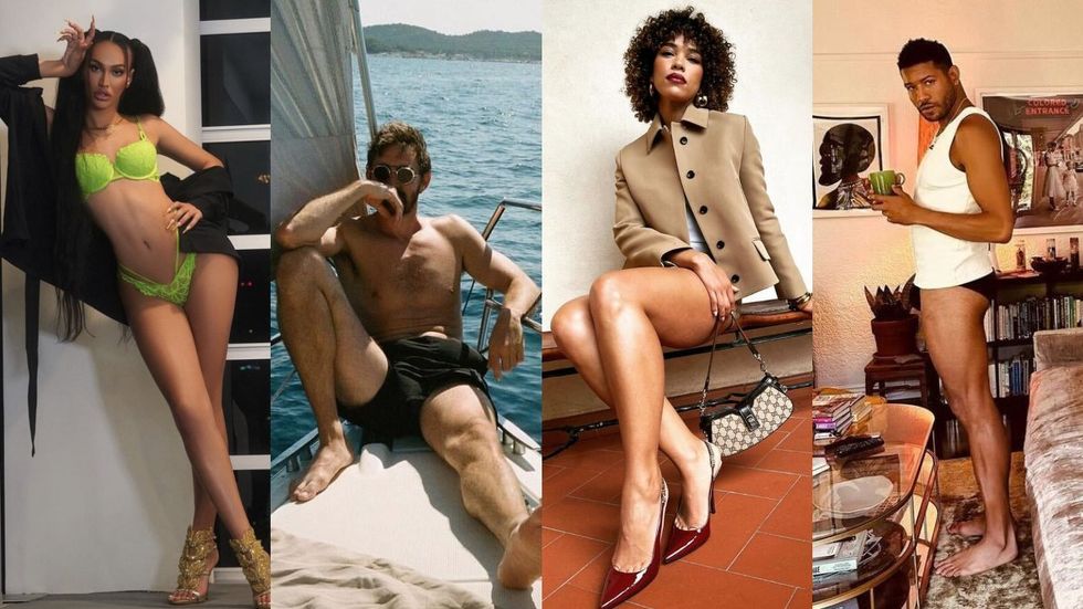 Kerri Colby, Lee Pace, Alexandra Shipp, & Jeffrey Bowyer-Chapman all show off their long legs in Instagram pics.