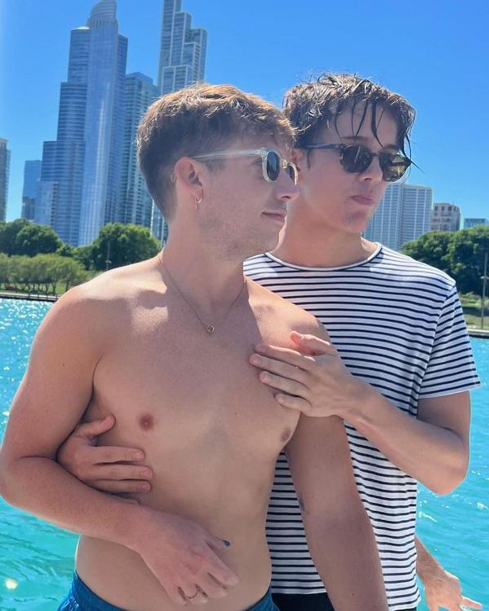 Kevin McHale and Austin McKenzie