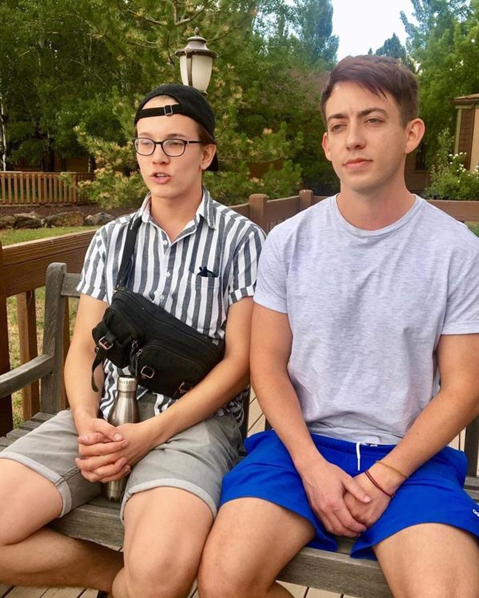 Kevin McHale and Austin McKenzie