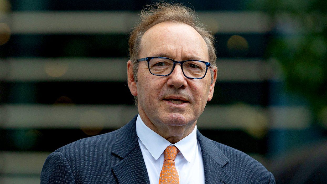 Kevin Spacey arrives at Southwark Crown Court in London, 2023