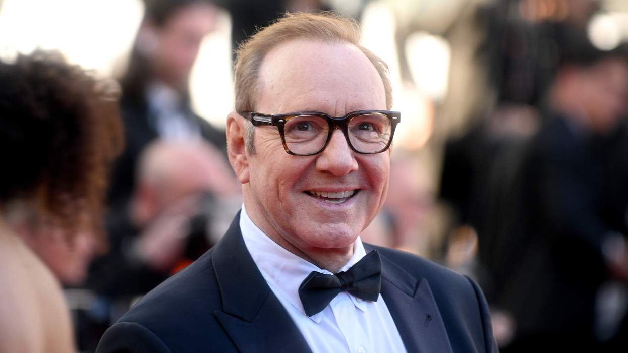 Kevin Spacey attends the "La Battaille De Gaulle: L'Âge De Fer" (De Gaulle: Tilting Iron) screening during the 79th annual Cannes Film Festival.