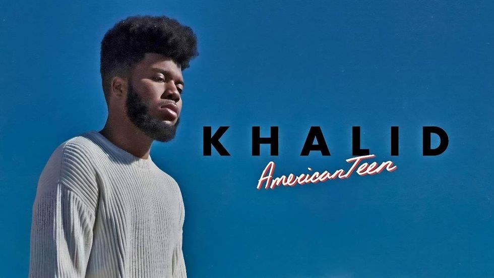Khalid in an album artwork variant for American Teen