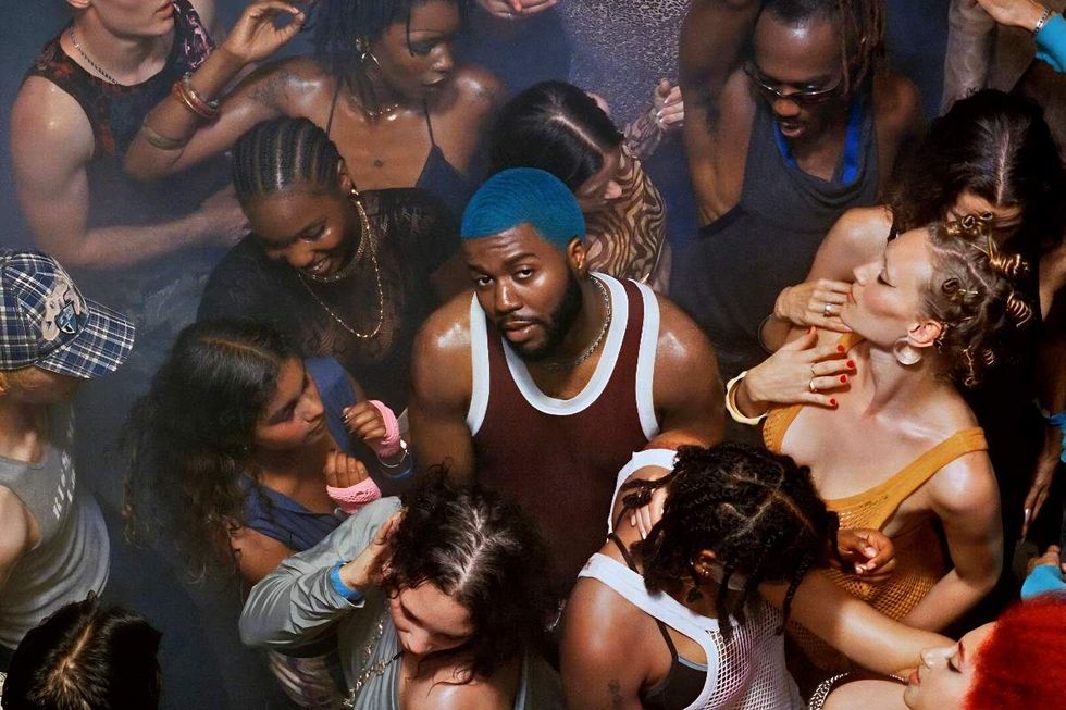 Khalid in the album artwork for After the Sun Goes Down