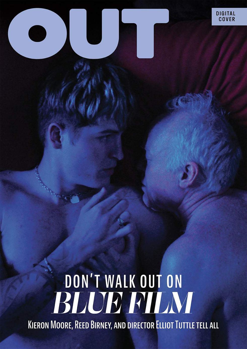 Kieron Moore and Reed Birney in Elliot Tuttle's 'Blue Film'