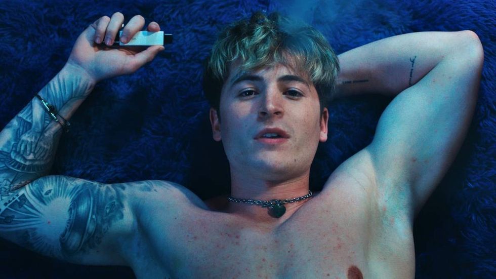 Kieron Moore in Blue Film