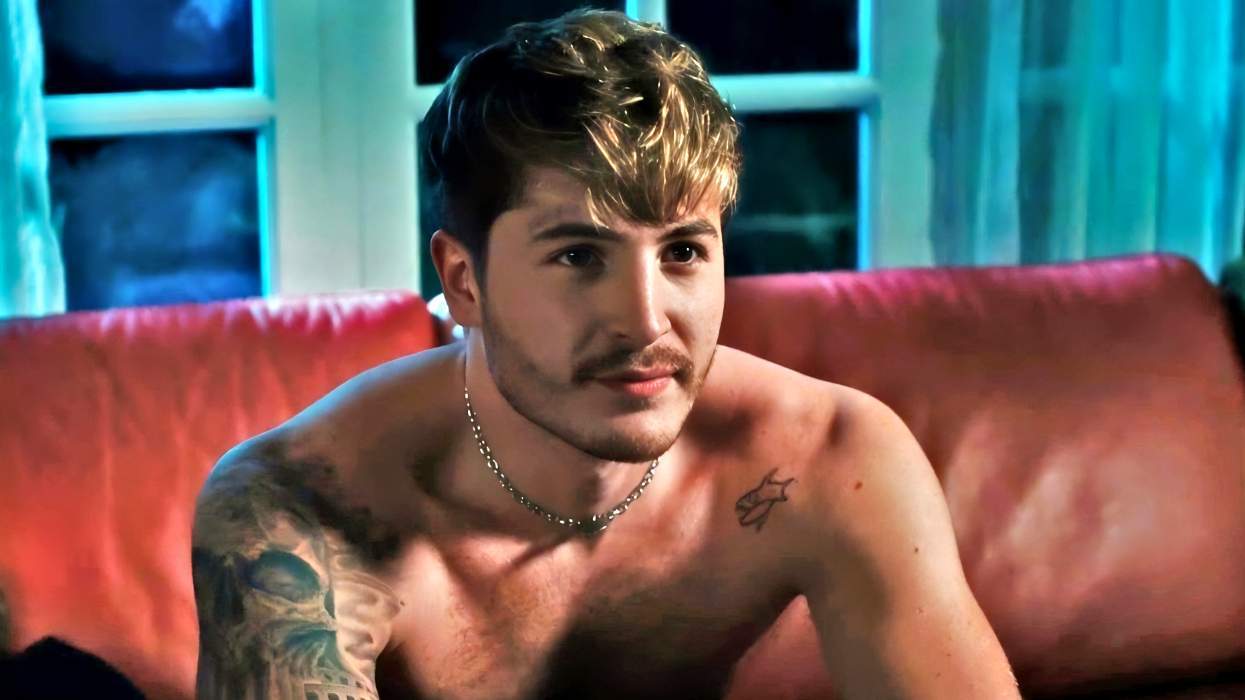 Kieron Moore in Blue Film