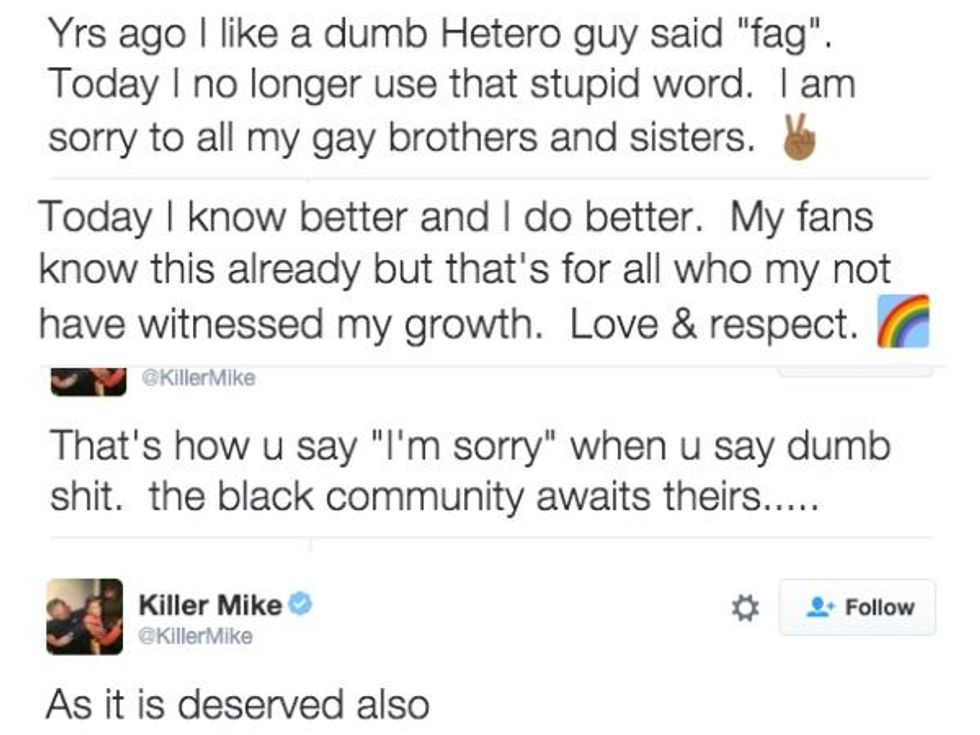 killer mike apology