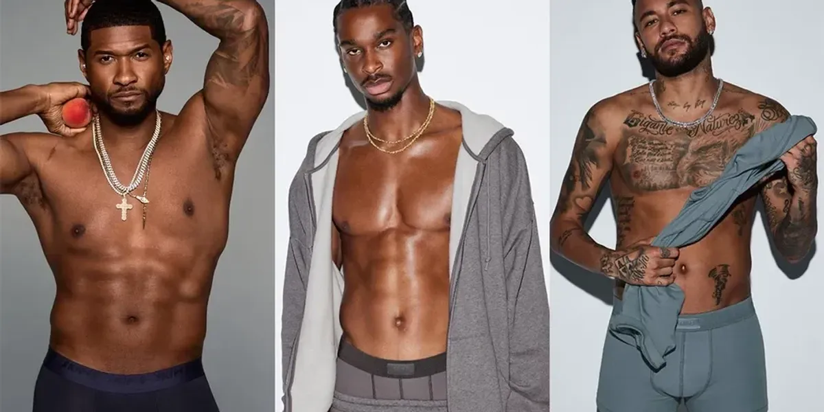Here are all the hot guys who have modeled for Kim K's Skims brand