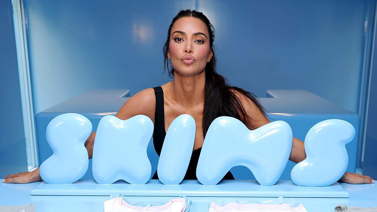 Kim Kardashian Skims popup shop new york city Channel Gardens Rockefeller Center 2023