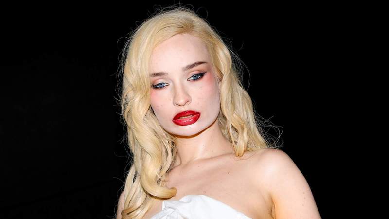 Kim Petras at the Ann Demeulemeester fashion show.