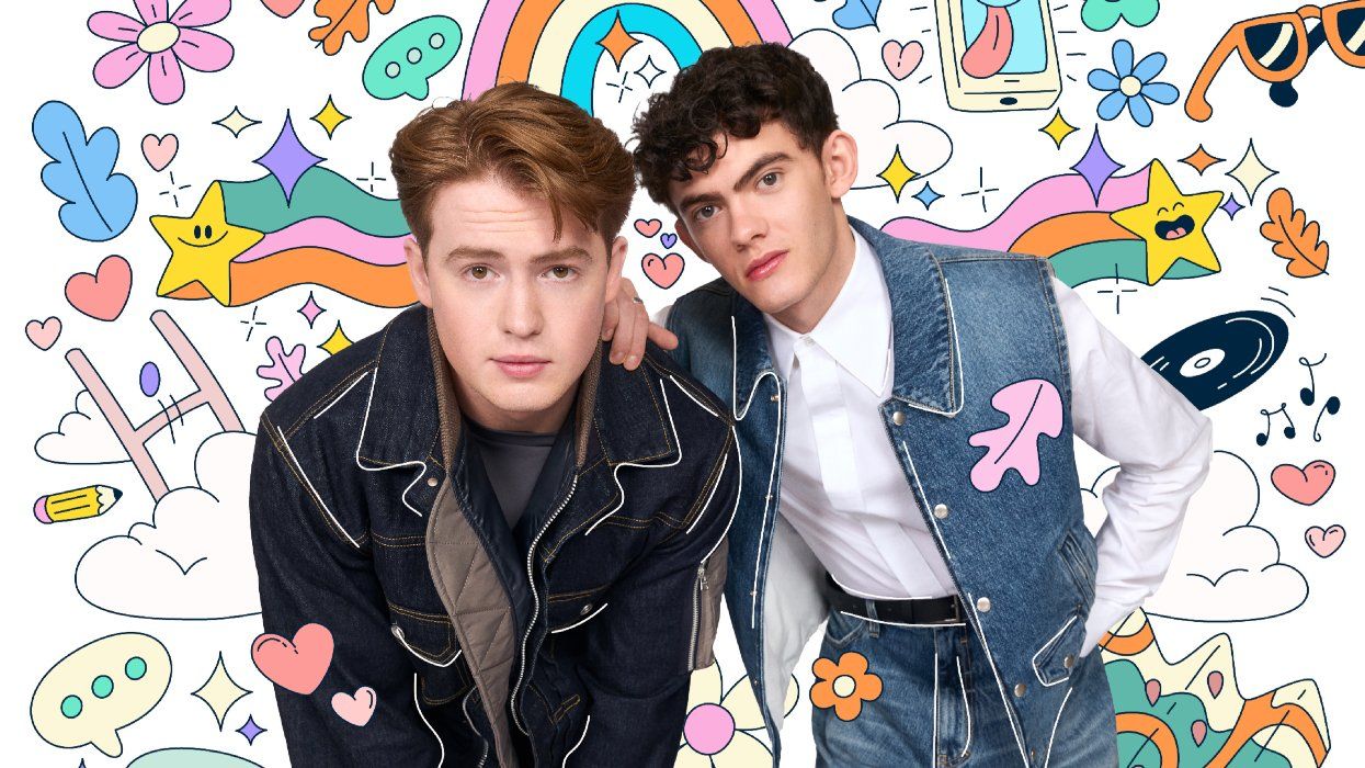 Kit Connor and Joe Locke in promotional image for Heartstopper