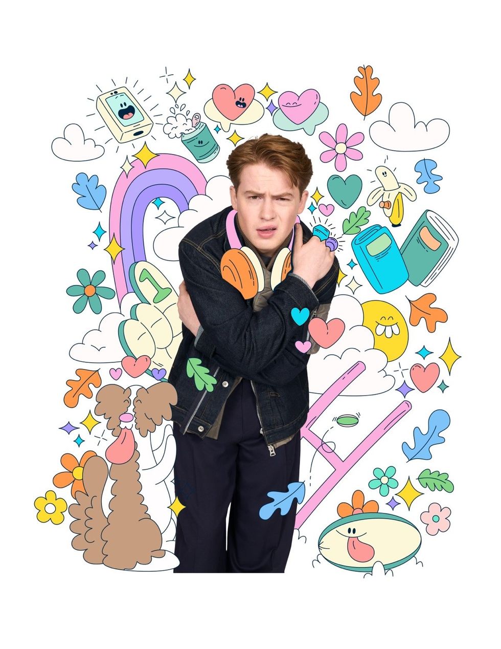 Kit Connor in promotional image for Heartstopper