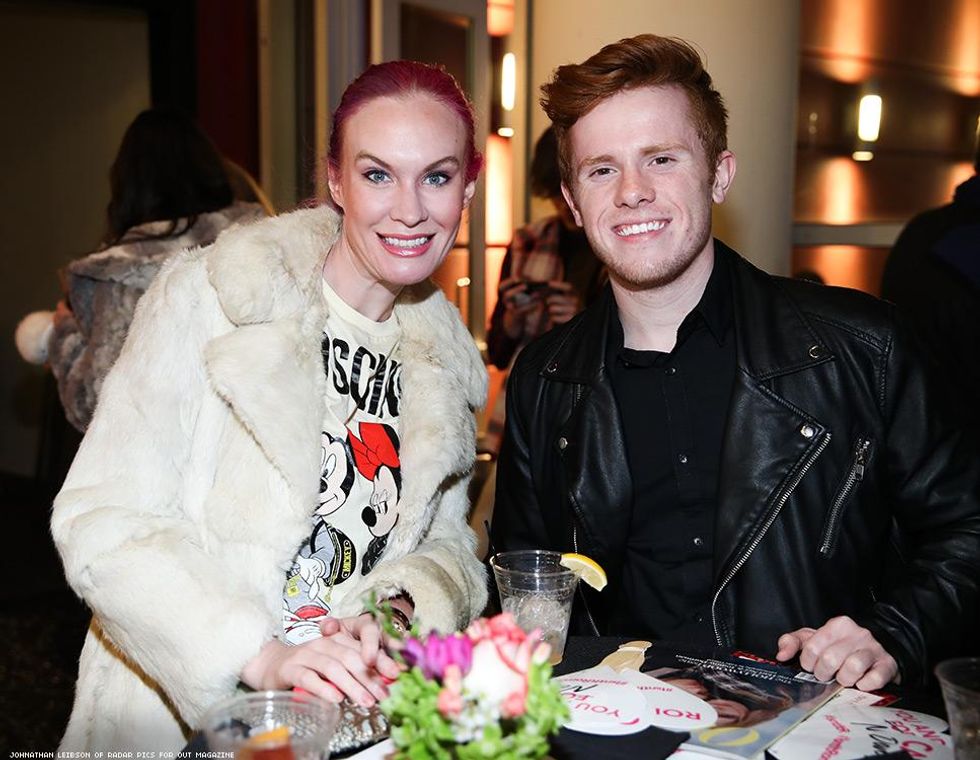 Kitty Brucknell and guest