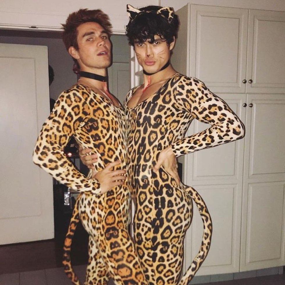 KJ Apa and Charles Melton as Josie & the Pussycats