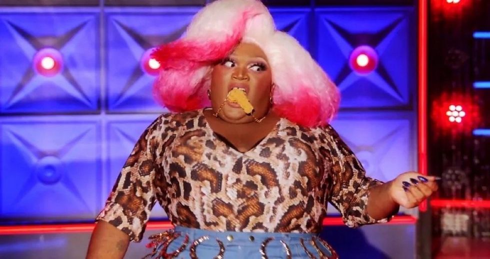 Kornbread 'The Snack' Jet\u00e9 performing on the Variety Show challenge of RuPaul's Drag Race season 14