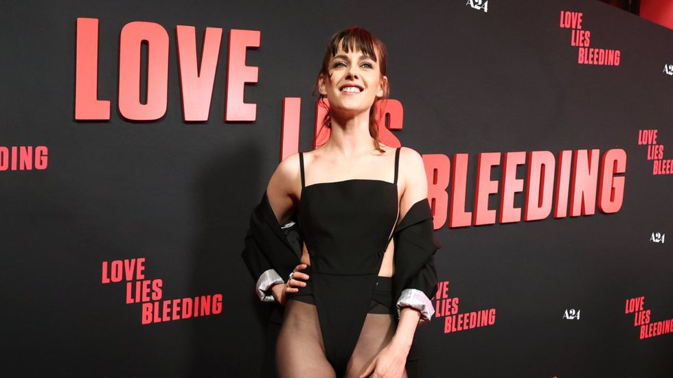 Kristen Stewart attends the premiere of 'Love Lies Bleeding' in Los Angeles, Calif.