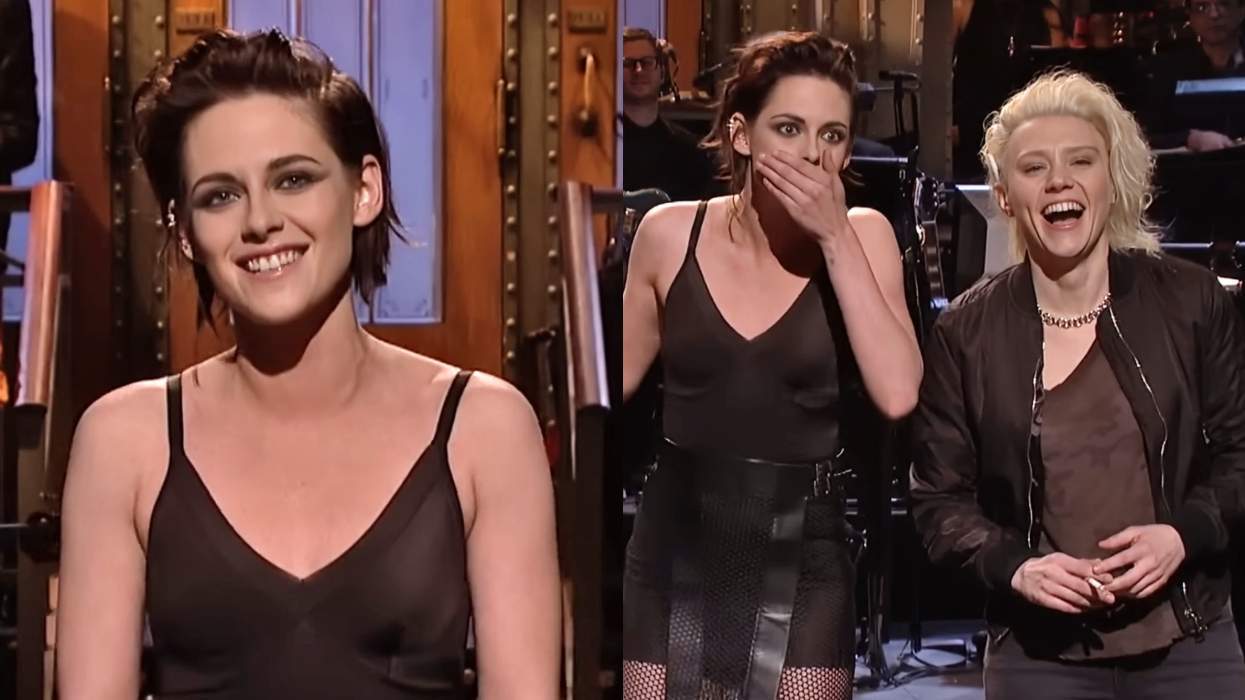 Kristen Stewart in the February 4, 2017 episode of Saturday Night Live
