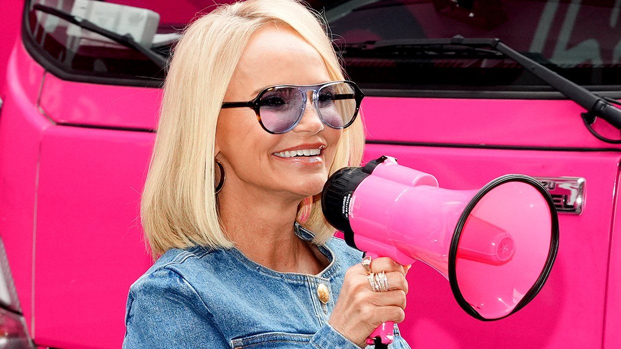 Kristin Chenoweth promoting her new musical The Queen of Versailles
