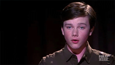 kurt glee bang gif