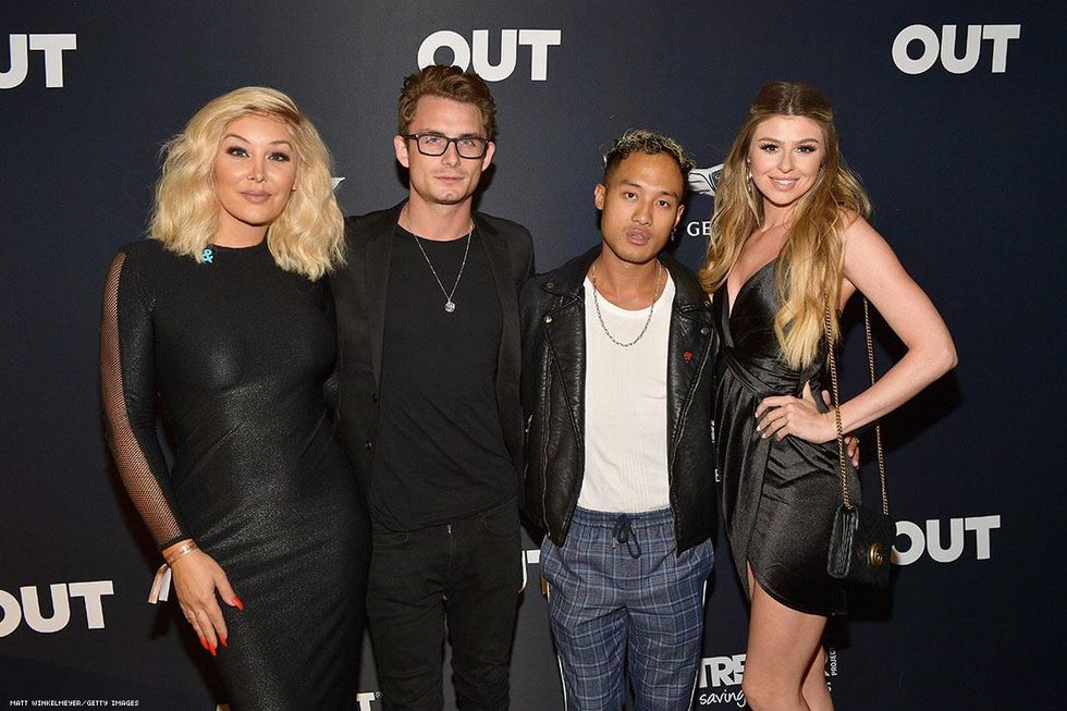 (L-R) Billie Lee, James Kennedy, Jesse Montana and Raquel Leviss