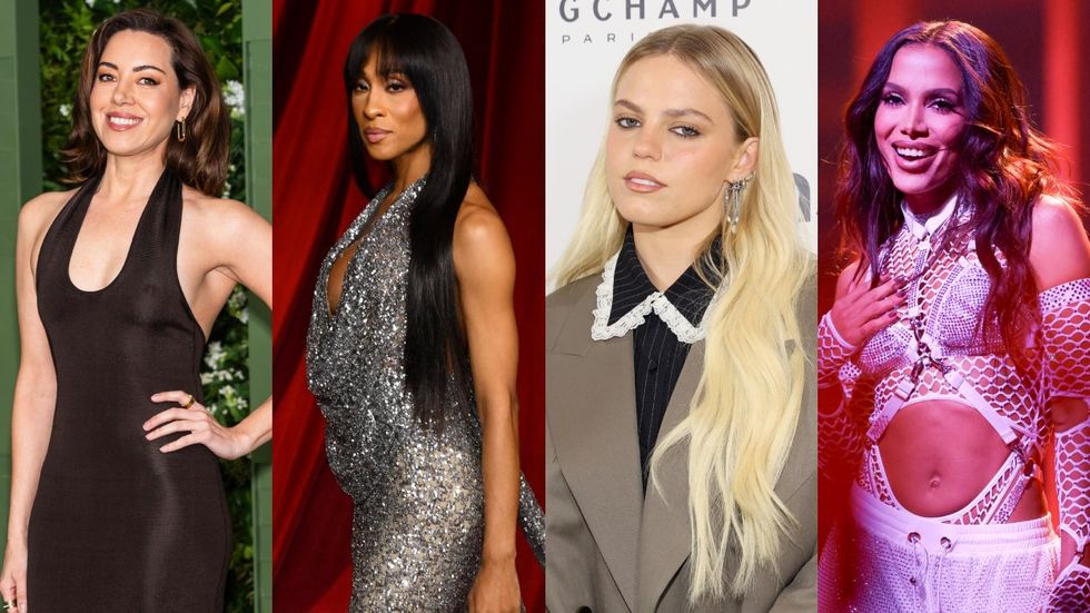 L to R: Aubrey Plaza, Michaela Ja\u00e9 Rodriguez, Rene\u00e9 Rapp, Anitta