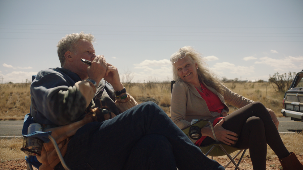 L to R: Will Ferrell and Harper Steele