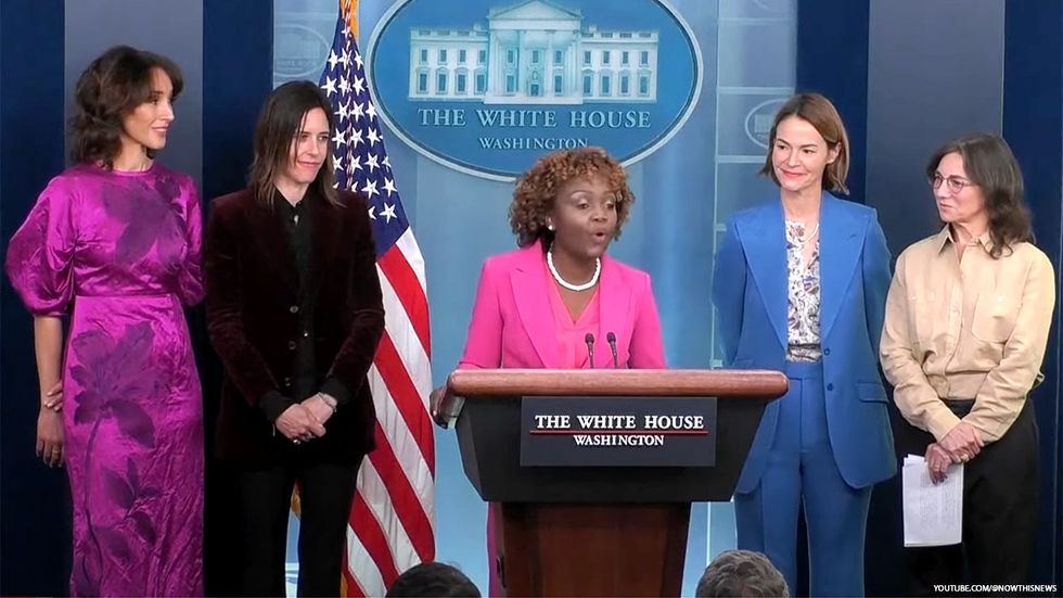 l word cast at the white house